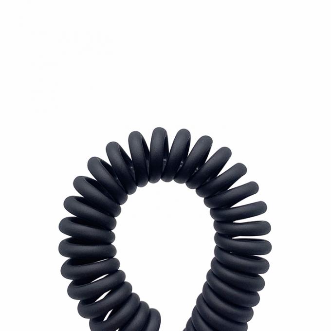 Cable de resorte enrollado USB para abrir 4 cables enlatados desnudos 4