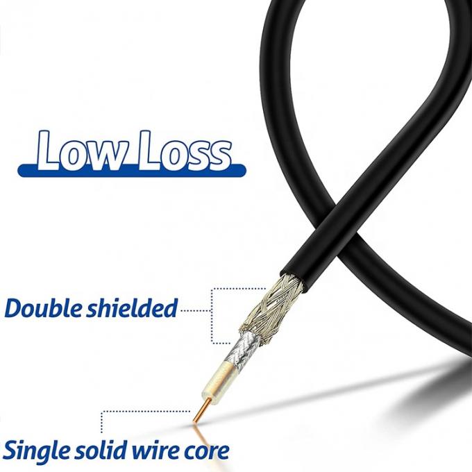 RG174 Cable de extensión de antena de RP SMA coaxial masculino a RP SMA femenino para cámara de seguridad de enrutador Wifi 3