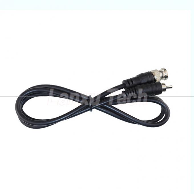 BNC macho a RCA macho cable de extensión AV para cámara de circuito cerrado 2