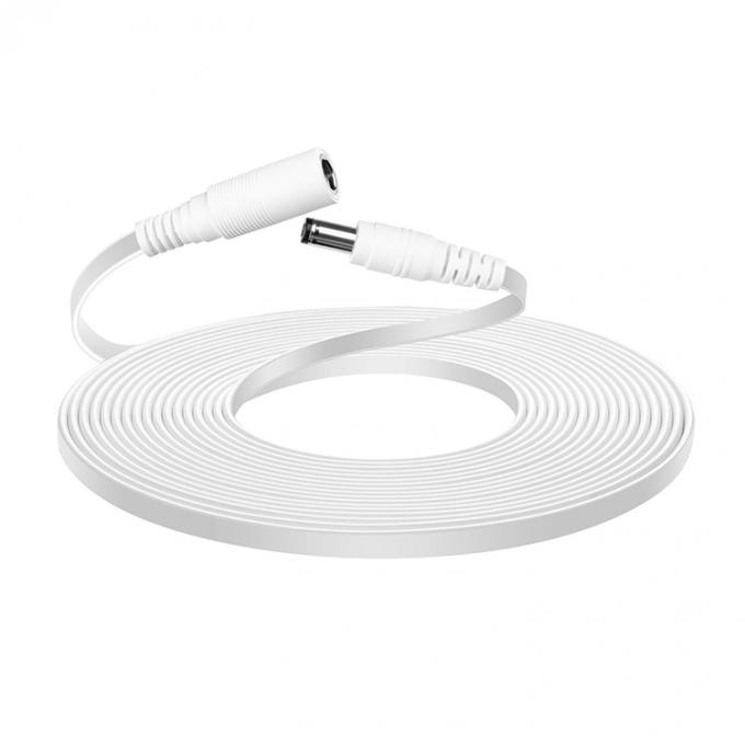 1m 3m 5m 12V Hombre a Hombre Hombre Femenino DC plano 5.5x2.1mm 5.5x2.5mm 3.5x1.35mm Jack de barril Cable de extensión de energía para cámara de CCTV LED 7