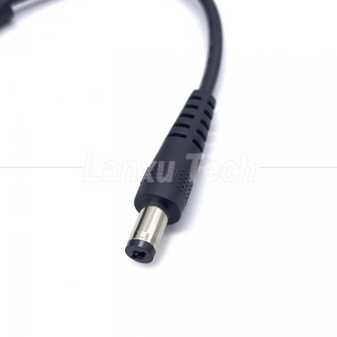 Luz sin escalón de macho a hembra Jack de barril de CC 5.5x2.1mm 5.5x2.5mm 3.5x1.35mm Cable Dimmer para lámpara LED 3