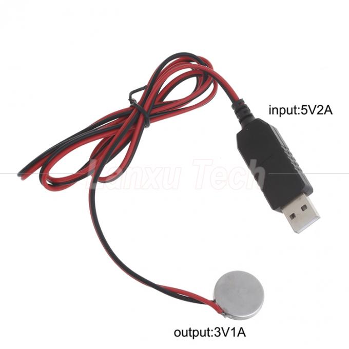 USB 5v a 3v Eliminador de batería de salida CR2032 Reemplazar el cable de carga 1