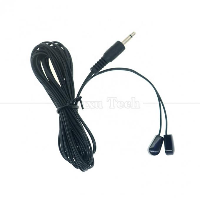 Splitter 3.5mm Audio Jack Infrarrojo remoto Mi emisor IR transmisor receptor extensor cable para televisión 4