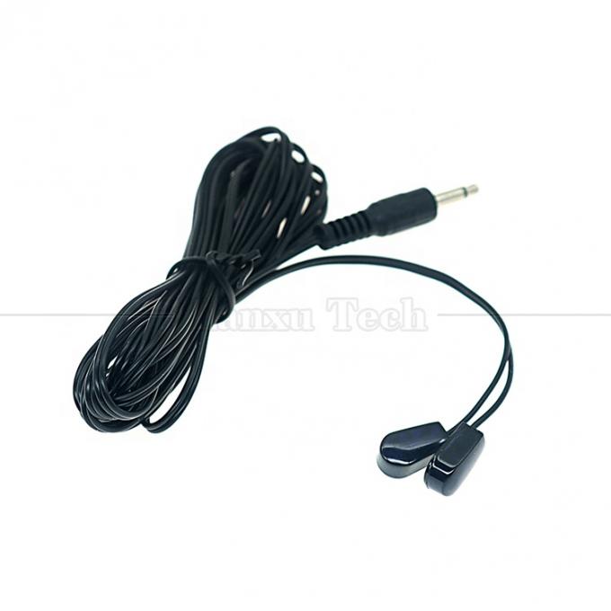 Splitter 3.5mm Audio Jack Infrarrojo remoto Mi emisor IR transmisor receptor extensor cable para televisión 2