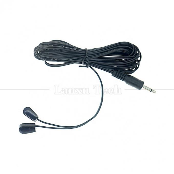 Splitter 3.5mm Audio Jack Infrarrojo remoto Mi emisor IR transmisor receptor extensor cable para televisión 0
