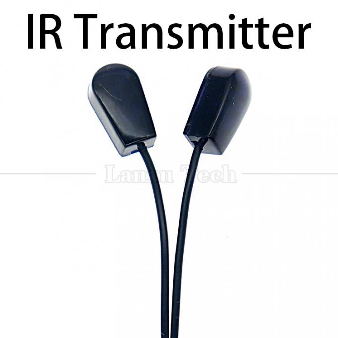 Splitter 3.5mm Audio Jack Infrarrojo remoto Mi emisor IR transmisor receptor extensor cable para televisión 1
