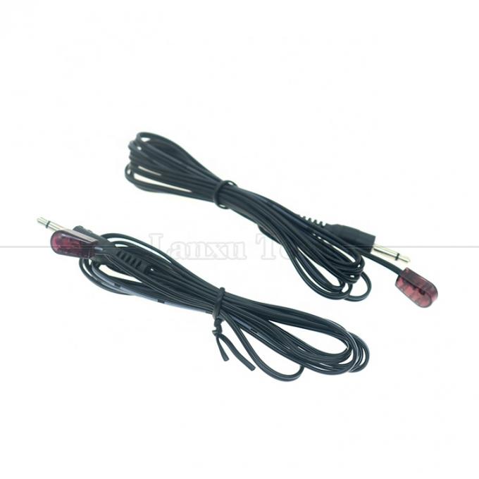3.5mm Jack de audio 2 polos sensor IR remoto Mi transmisor infrarrojo receptor extensor cable para video estéreo 0