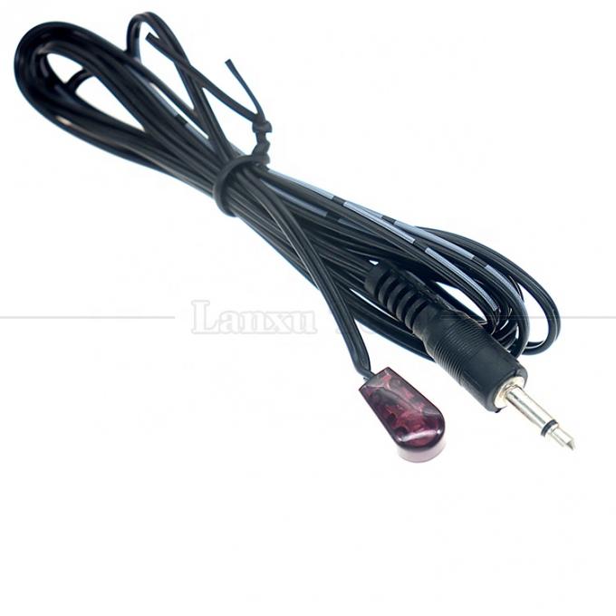 3.5mm Jack de audio 2 polos sensor IR remoto Mi transmisor infrarrojo receptor extensor cable para video estéreo 5