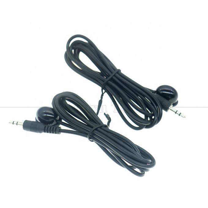 3.5mm Audio Jack IR Remote Mi Transmisor de infrarrojos Blaster Emittor Receptor Extensor Cable para el STB DVD 4