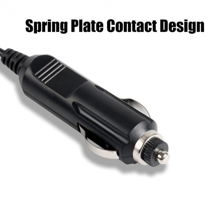 Conector de alta calidad 5.5x2.1mm Cable de cargador de encendedor de cigarrillos de automóvil Adaptador 3