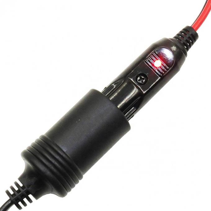 12V 24V 15A fusible encendedor de cigarrillos de automóvil enchufe masculino con alambre de plomo 3