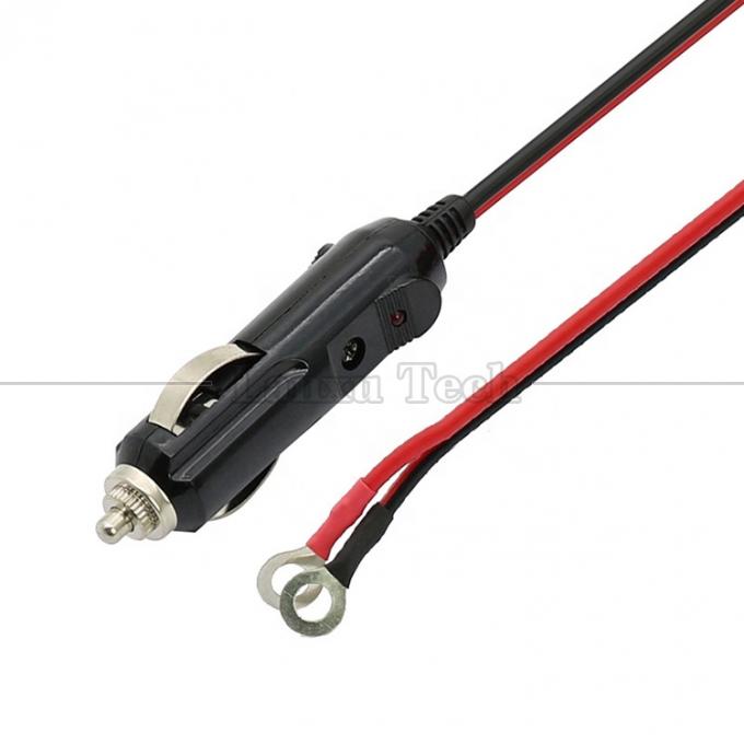 15A de alta corriente de corriente continua de cigarrillos de alimentación de conexión a O Cables terminales redondos para automóviles 3