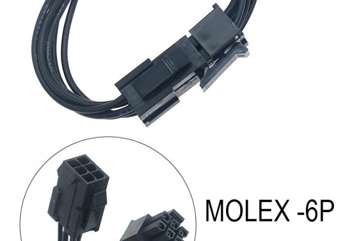 Hombre a mujer 4 6 8 Pin Molex Micro Fit 3.0 Conector de cable de arnés 2