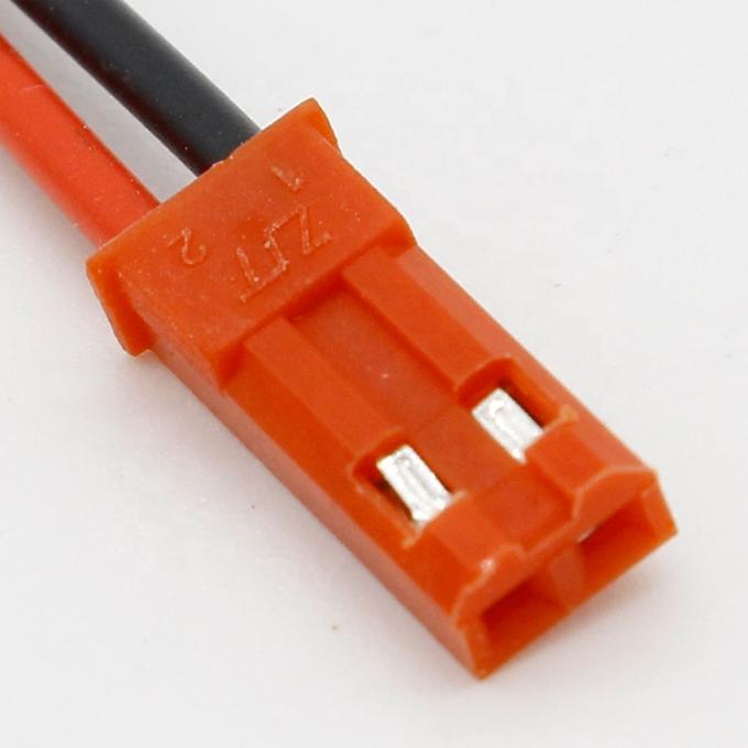 22AWG Hombre Mujer JST SYP 2 PIN Conector de cable de alambre para lámpara de LED RC juguetes helicóptero 4