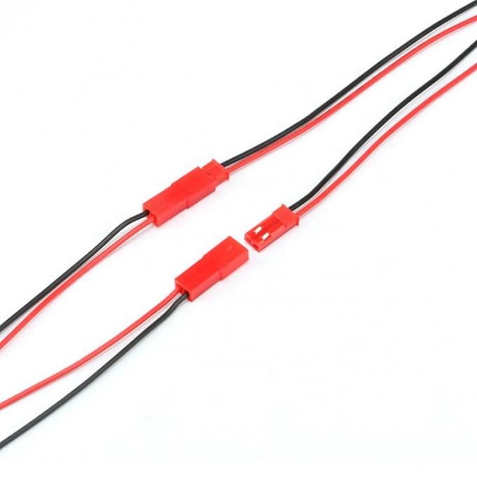 22AWG Hombre Mujer JST SYP 2 PIN Conector de cable de alambre para lámpara de LED RC juguetes helicóptero 3