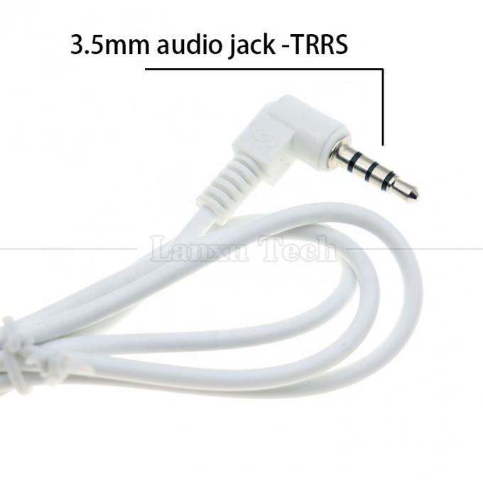 Jack de audio de 3,5 mm personalizado TRRS a JST MX 1.25 mm 4p cable de arnés de alambre 1