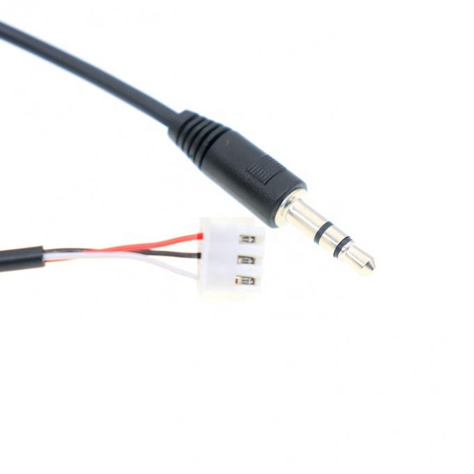 Conector de audio TRS de 3.5 mm personalizado con cable de conector de 3 pines JST XH 1