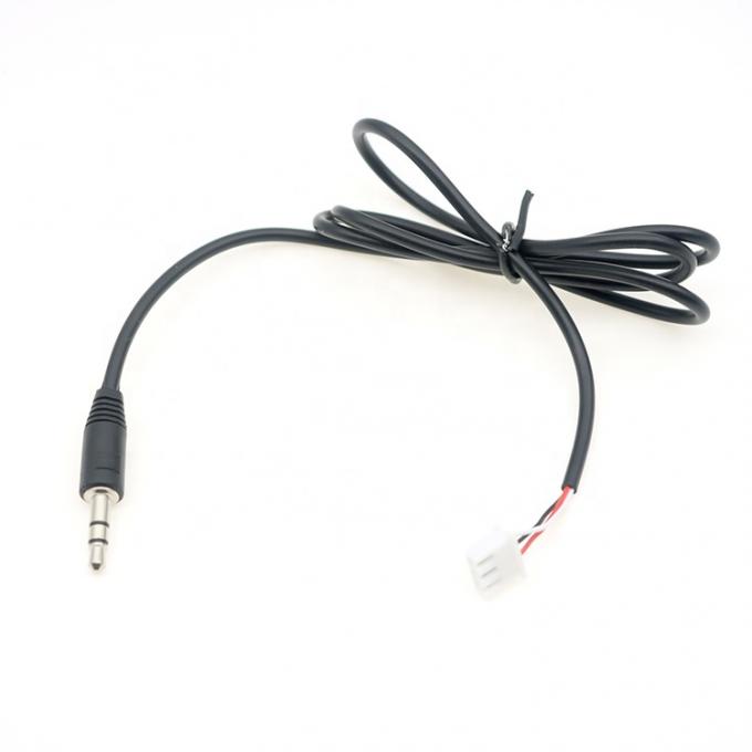 Conector de audio TRS de 3.5 mm personalizado con cable de conector de 3 pines JST XH 3