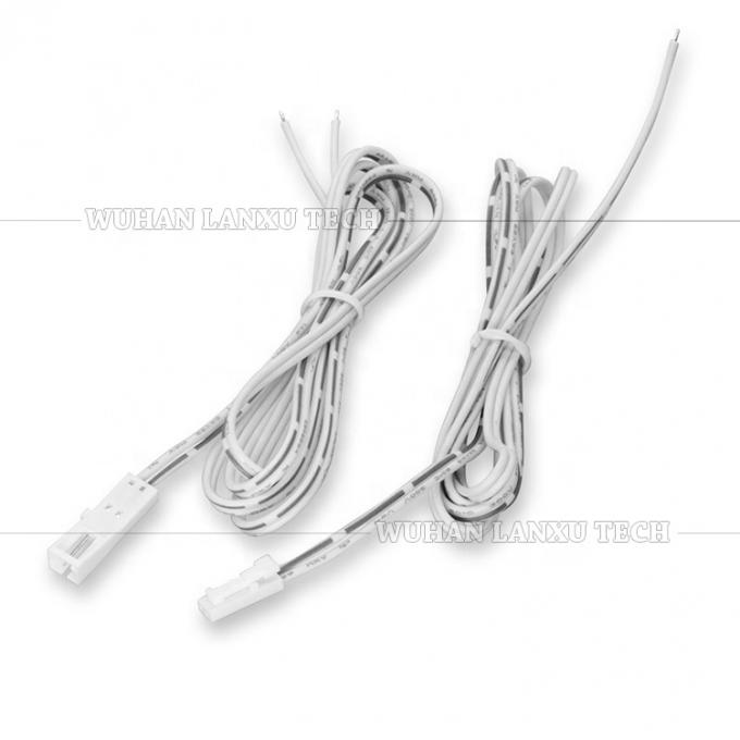 Cable de cable de conector de terminal masculino femenino de 2 pines Dupont TJC8 personalizado para gabinete de tiras LED 1