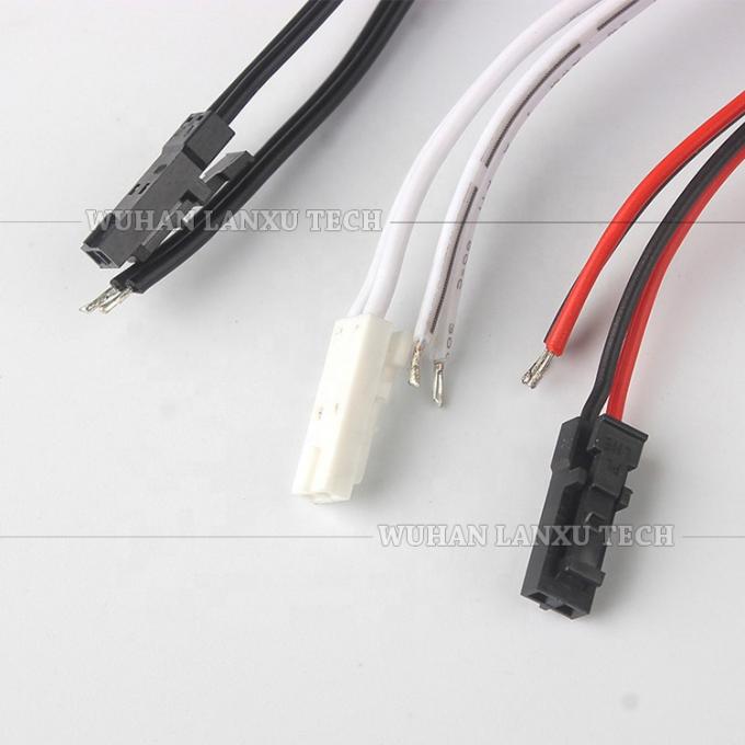 Cable de cable de conector de terminal masculino femenino de 2 pines Dupont TJC8 personalizado para gabinete de tiras LED 3