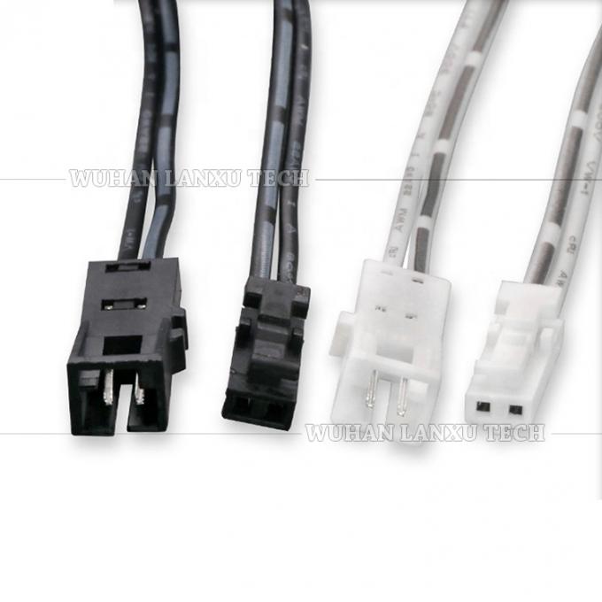 Cable de cable de conector de terminal masculino femenino de 2 pines Dupont TJC8 personalizado para gabinete de tiras LED 0