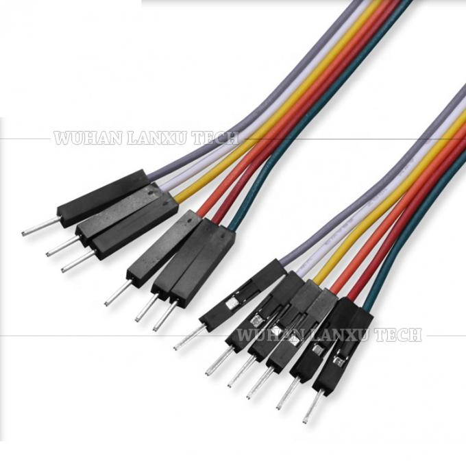 Panel de pan personalizado 1 pin 2p 3p 4p 5p 6p 7p 8p 10p Conector Dupont masculino Femenino Cables de cable de salto 2