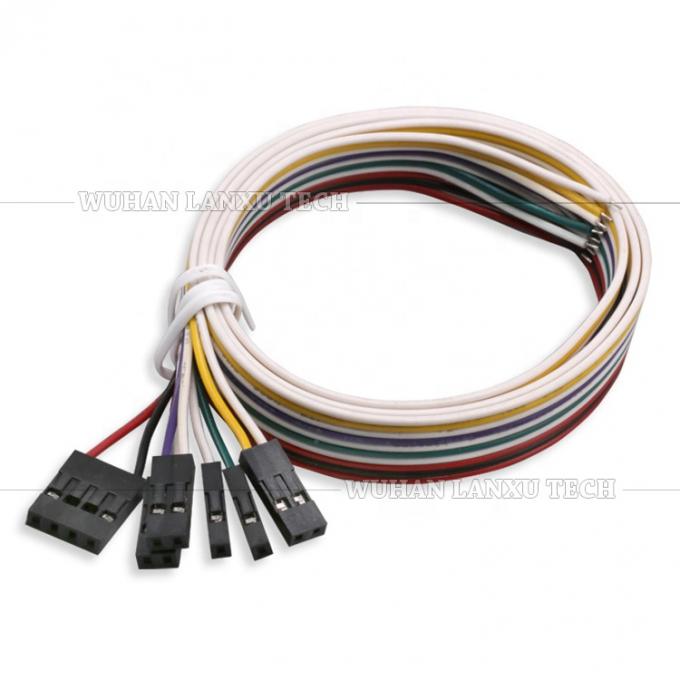 Panel de pan personalizado 1 pin 2p 3p 4p 5p 6p 7p 8p 10p Conector Dupont masculino Femenino Cables de cable de salto 3