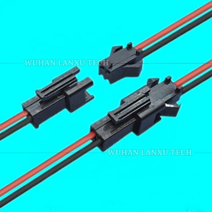 2 3 4 Pin SM 2.54mm Conector de conector masculino a femenino Cable de montaje de toma para luz LED GPS 1