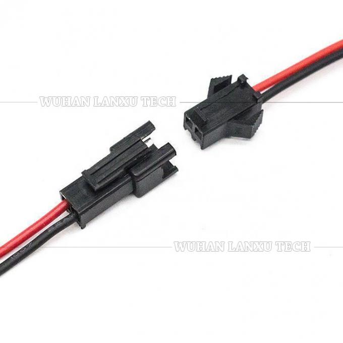 2 3 4 Pin SM 2.54mm Conector de conector masculino a femenino Cable de montaje de toma para luz LED GPS 3