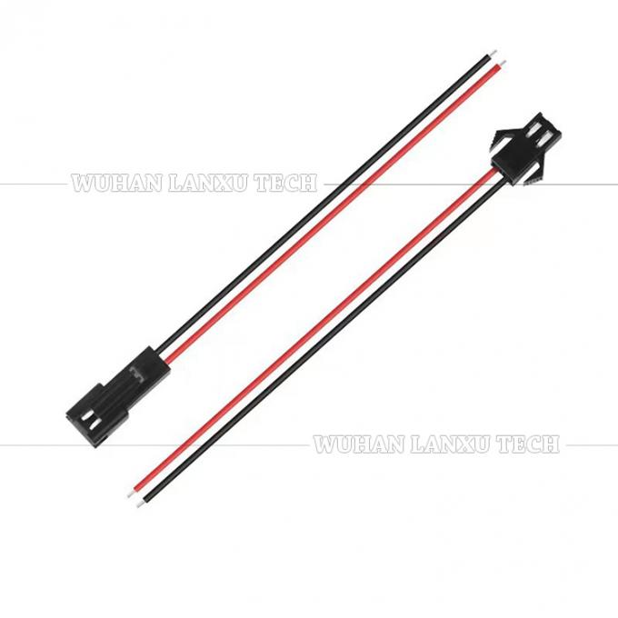 2 3 4 Pin SM 2.54mm Conector de conector masculino a femenino Cable de montaje de toma para luz LED GPS 4