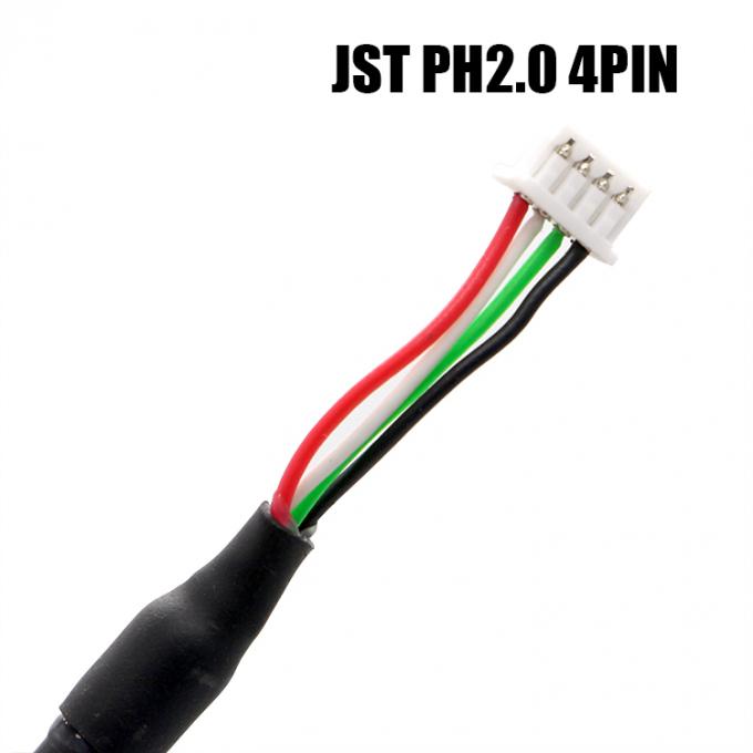 Asamblea USB A Femenino a JST 2 3 4 Pin PH XH 1,0 mm 1,25 mm 1,5 mm 2,0 m Cable de alambre de empuje 2