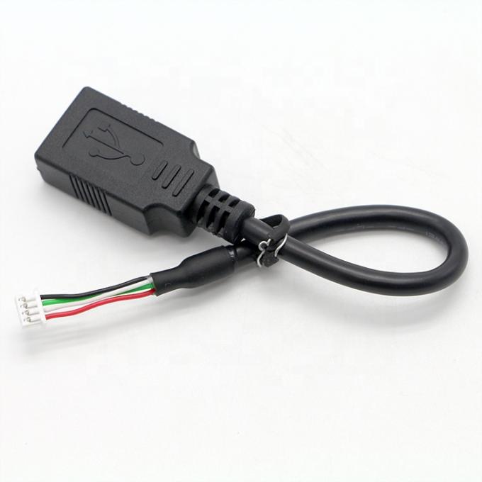 Asamblea USB A Femenino a JST 2 3 4 Pin PH XH 1,0 mm 1,25 mm 1,5 mm 2,0 m Cable de alambre de empuje 4