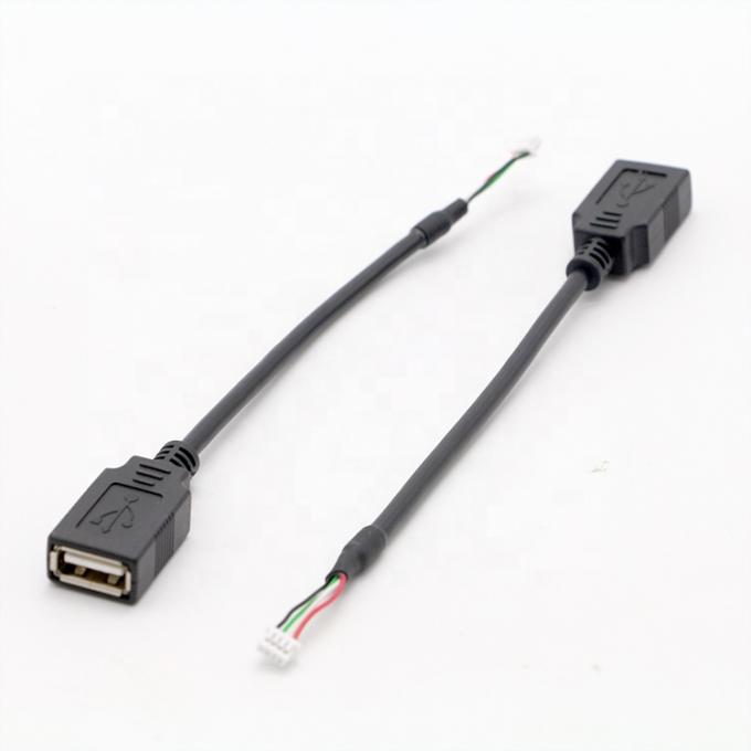 Asamblea USB A Femenino a JST 2 3 4 Pin PH XH 1,0 mm 1,25 mm 1,5 mm 2,0 m Cable de alambre de empuje 5