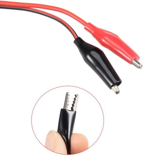 2.1mmx5.5 mm 12V DC Jack masculino para conectores de cable de alimentación de clip de caimanes para iluminación de cámaras de seguridad de CCTV 5