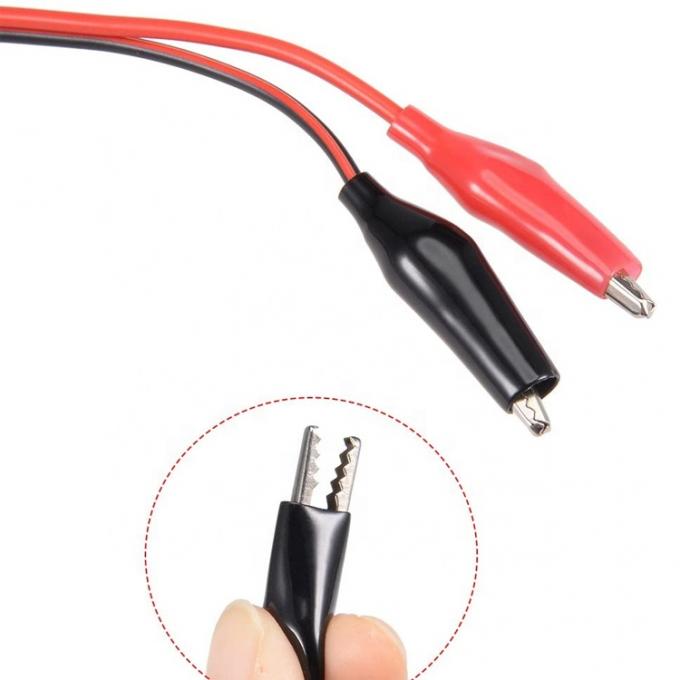 12V DC 5.5x2.1mm Jack de barril femenino a clips de cocodrilo Conectores de cable de alimentación para cámara de seguridad de CCTV 1