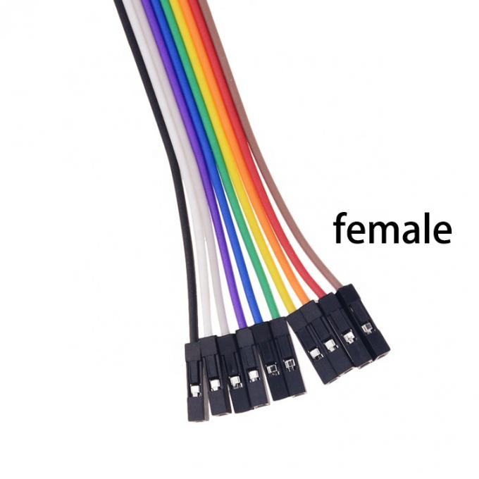 10 pin Alligator Clip para mujer Dupont paneles de prueba de plomo cables para Raspbrry Pi 1