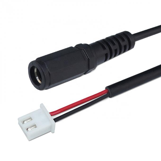 Personalización DC 5.5x2.1mm 5.5x2.5mm 3.5x1.35mm 4.0x1.7mm Jack Bareel Enchufe para el cable de conector JST XH PH SH VH MX 1