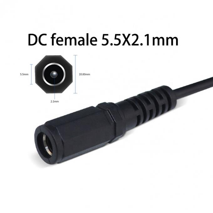 Personalización DC 5.5x2.1mm 5.5x2.5mm 3.5x1.35mm 4.0x1.7mm Jack Bareel Enchufe para el cable de conector JST XH PH SH VH MX 3