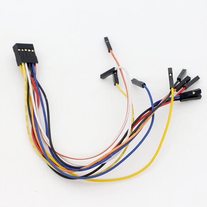 Dupont Femenino a Molex Femenino de montaje de cable Jumper Arnés de cable 5