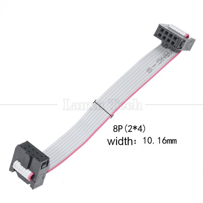 Personalizado 4 a 80 10 16 18 20 30 40 50 60 64 PIN 1,27 mm Pitch FCC IDC 2,54 mm Conector Cable de cinta plana 3