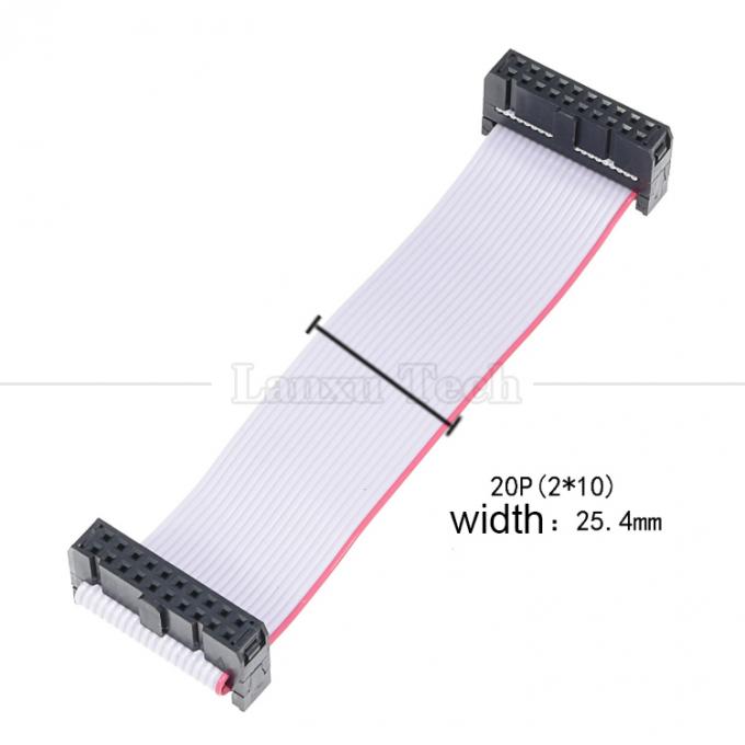 Personalizado 4 a 80 10 16 18 20 30 40 50 60 64 PIN 1,27 mm Pitch FCC IDC 2,54 mm Conector Cable de cinta plana 5