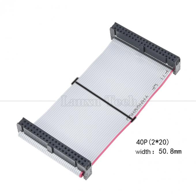 Personalizado 4 a 80 10 16 18 20 30 40 50 60 64 PIN 1,27 mm Pitch FCC IDC 2,54 mm Conector Cable de cinta plana 7