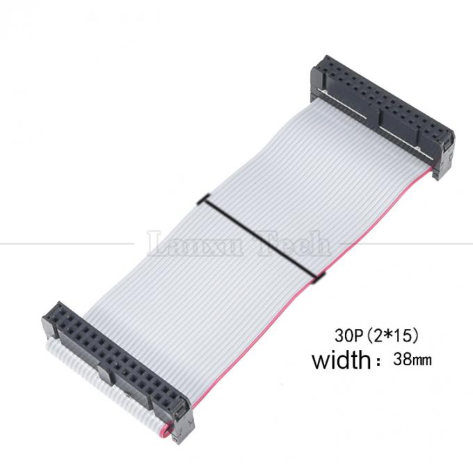 Personalizado 4 a 80 10 16 18 20 30 40 50 60 64 PIN 1,27 mm Pitch FCC IDC 2,54 mm Conector Cable de cinta plana 6