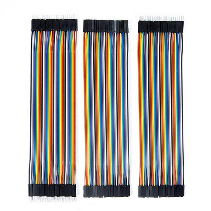 40 PIN Conector Dupont de macho a hembra de tablero de pan Jumper alambre GPIO Cable para Arduino 5