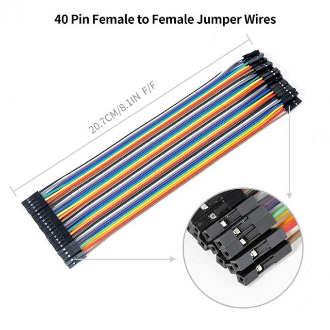 40 PIN Hombre Femenino a Hombre Hombre Dupont GPIO Cable Cable Jumper para Arduino 7