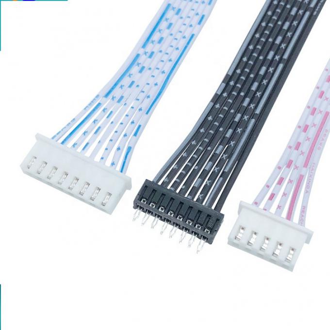 2 3 4 5 6 7 8 Pin JST XH 2.54mm Conector de paso con cable de cinta plana 2