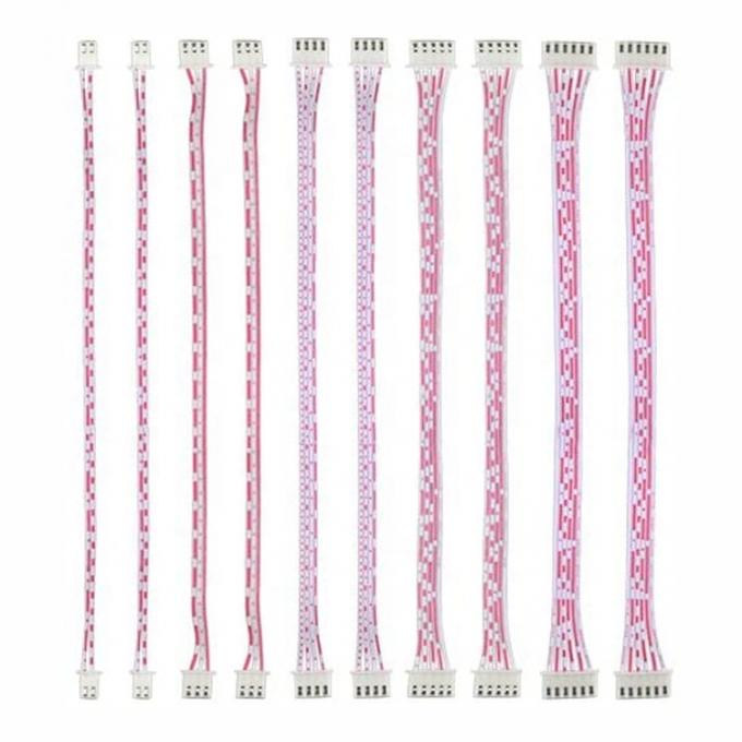 2 3 4 5 6 7 8 Pin JST XH 2.54mm Conector de paso con cable de cinta plana 1