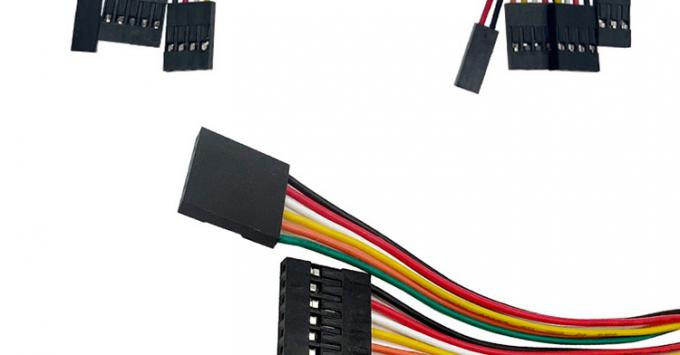 2p 3p 4p 5p 6p 7p 8p 9p 10p Mujer a mujer 2.54mm Dupont conector cinta Jumper alambre 2