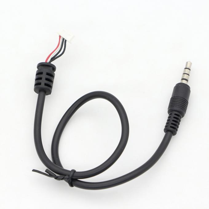 Ensamblaje personalizado 1M 2M 3M 3.5mm TRRS Audio DC Jack a JST 2.0mm 2.54mm Cable de tono 4