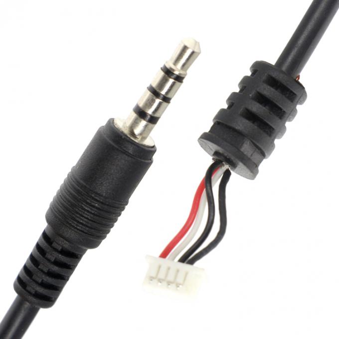 Ensamblaje personalizado 1M 2M 3M 3.5mm TRRS Audio DC Jack a JST 2.0mm 2.54mm Cable de tono 1